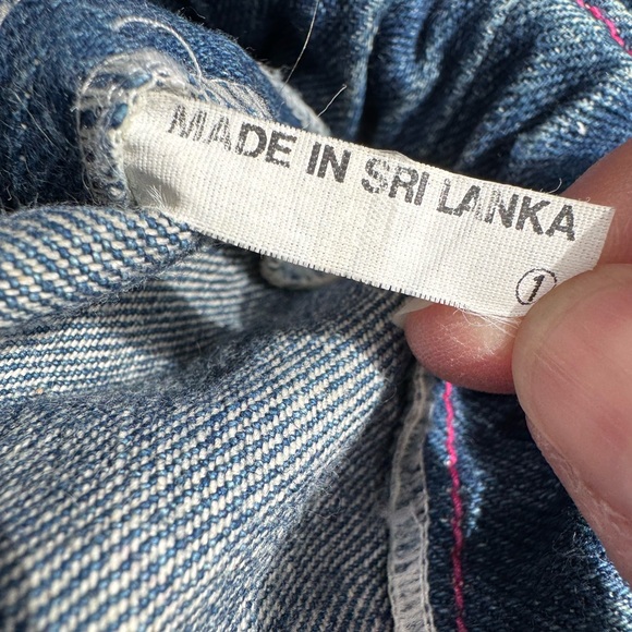 Vintage Denim Purse with Cartoon Comic Patches - Picture 8 of 10